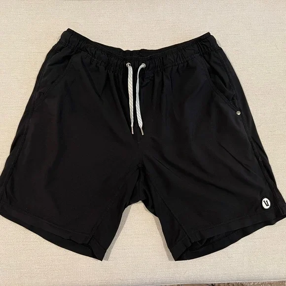 Vuori Men's Athletic Shorts - Black, Light Gray, Dark Gray, Pink, Camouflage - Picture 2 of 8